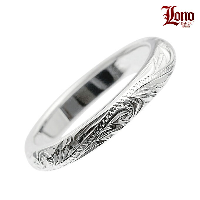 【P5+クーポン有】ハワイアンジュエリー リング ペアリングファランジリング ネイルリング 指輪 スクロール 波 バレル型 ピンキーリング LONO ロノ RB...