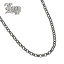 【母の日】 ハワイアンジュエリー チェーン シルバー925 LONO ロノ ロロチェーン 鎖 黒 ブラック ロジウム 40cm × 幅1.5mm ネックレス メ...
