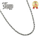 【P5+クーポン有】ハワイアンジュエリー チェーン シルバー925 LONO ロノ ロープチェーン スクリュー 50cm × 幅1.5mm ネックレス シンプル...