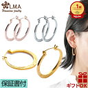 【P5+クーポン有】ハワイアンジュエリー ピアス サージカルステンレス316 フープピアス ラウンドピアス 大き目 輪 波 スクロール プレゼント 誕生日 記念...