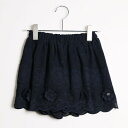 【アウトレット】ジル スチュアート ニューヨーク JILLSTUART NEWYORK outlet 花柄刺繍キュロットパンツ (ネイビー)