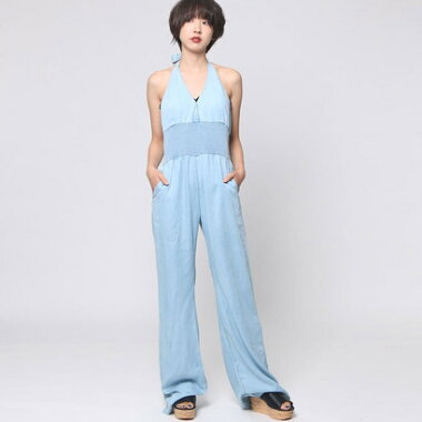 【アウトレット】ゲス GUESS DENIM JUMPSUIT (COTE D AZUR)