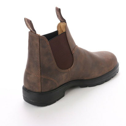 ブランドストーンBlundstoneラウンドトゥサイドゴアブーツBS585(オイルレザー)(ラスティックブラウン)