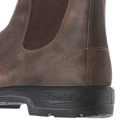 ブランドストーンBlundstoneラウンドトゥサイドゴアブーツBS585(オイルレザー)(ラスティックブラウン)