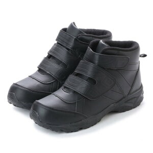 エニーウォーク Anywalk ベルクロ 防寒シューズ ハイカットスニーカー・aw_17385 （BLACK）