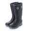 エニーウォーク Anywalk メンズ SuperLight レインブーツロング丈 軽量 防滑 長靴 aw_17081 (BLACK)