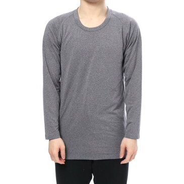 【アウトレット】プレイボーイ PLAYBOY ポリベア裏起毛長袖丸首Tシャツ (グレー)【返品不可商品】