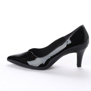【レイン対応】ラウナレア Launa lea RainyDay Vカットパンプス (ブラックE)