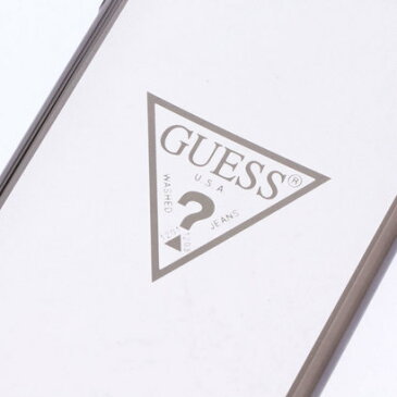 ゲス GUESS TRIANGLE LOGO TRANSPARENT TPU CASE for iPhone 8 (BLACK)【JAPAN EXCLUSIVE ITEM】