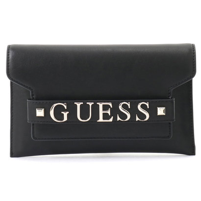 【アウトレット】ゲス GUESS FELIX MINI CROSSBODY CLUTCH （BLACK）