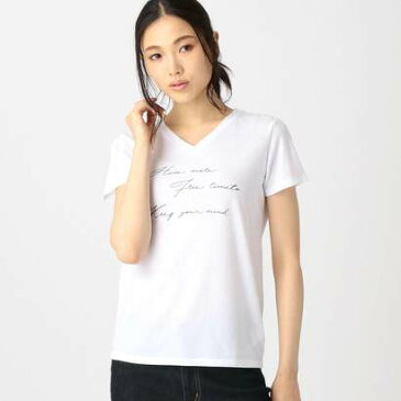 コムサイズム COMME CA ISM ロゴプリント Tシャツ （ホワイト）