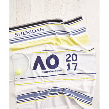 【アウトレット】シェリダン SHERIDAN 全豪オープンテニス2017年大会 ビーチタオル イエロー (イエロー)