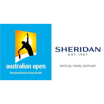 【アウトレット】シェリダン SHERIDAN 全豪オープンテニス2016年大会 キッズタオル ブルー (ブルー)