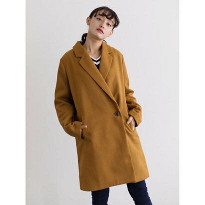 イーハイフンワールドギャラリー E hyphen world gallery ダブルチェスターコート （Green）