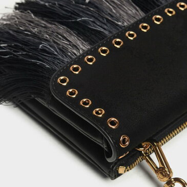 グロメットディテール ベルトバッグ / Grommet Detail Belt Bag (Black)