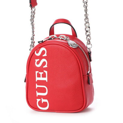 ゲス GUESS URBAN CHIC LOGO MINI CROSSBODY BAG （RED）