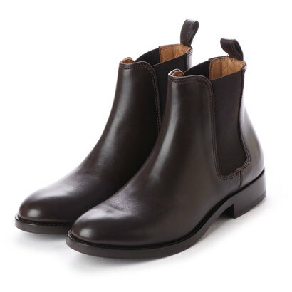 アドルフォカーリADOLFOCARLI【INTER-CHAUSSURES】シンプルデザインサイドゴアブーツ(ダークブラウン)