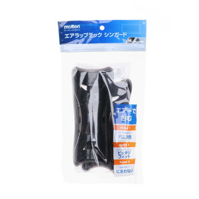 モルテン molten サッカー/フットサル シンガード エアラップテックシンガード 黒 GC0023-K格安セール サッカー 用品 セール