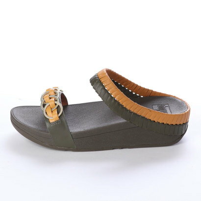 フィットフロップ fitflop CIRQUE SLIDE (Baked Yellow/Avocado) フィットフロップ fitflop CIRQUE SLIDE (Baked Yellow/Avocado)