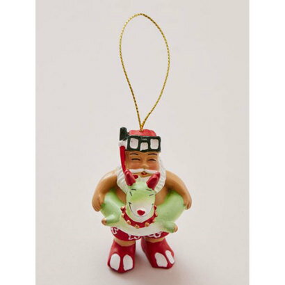 【アウトレット】【kahiko】Hand Painted Christmas Ornament ハワイアンサンタクロース その他13