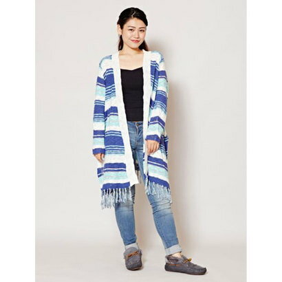 【Kahiko】スカッシュカーディガン ネイビー