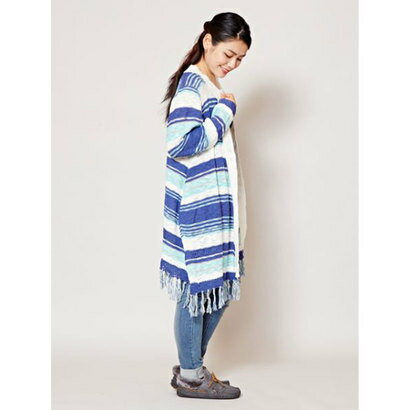 【Kahiko】スカッシュカーディガン ネイビー