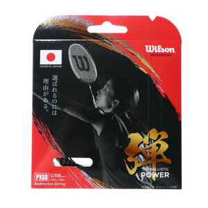 ウィルソン Wilson バドミントン ストリング PX68 BADMINTON STRING SET BK WR85004020