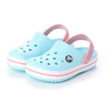 クロックス crocs 204537 クロックバンド キッズ （アイスブルー×ホワイト）