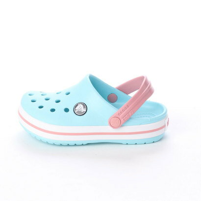 クロックス crocs 204537 クロックバンド キッズ （アイスブルー×ホワイト）