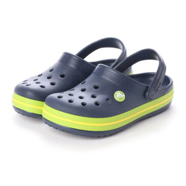 クロックス crocs 204537 クロックバンド キッズ （ネイビー×ボルトグリーン）