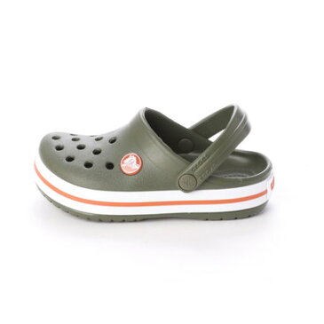 クロックス crocs 204537 クロックバンド キッズ (アーミーグリーン×B.シェンナ)