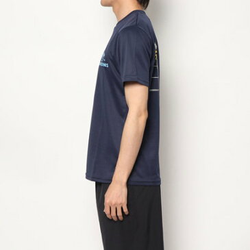 アルペンセレクト Alpen select テニス 半袖Tシャツ ミニオンズプレイテニスドライTシャツ 22833825 (ネイビー)