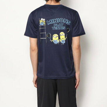 アルペンセレクト Alpen select テニス 半袖Tシャツ ミニオンズプレイテニスドライTシャツ 22833825 (ネイビー)