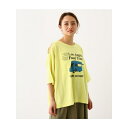RODEO CROWNS WIDE BOWL BEACHSIDEオープンショルダーTシャツ ライトイエロー