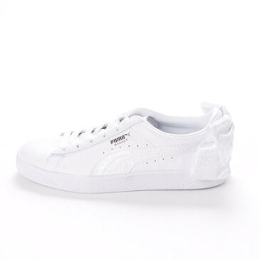 【アウトレット】プーマ PUMA バスケット BOW アニマル ウィメンズ (PUMA WHITE-PUMA AGED SILVER)