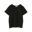 【アウトレット】アースミュージックアンドエコロジー earth music&ecology ミニロゴ刺繍オーガニックコットンTシャツ (Black)