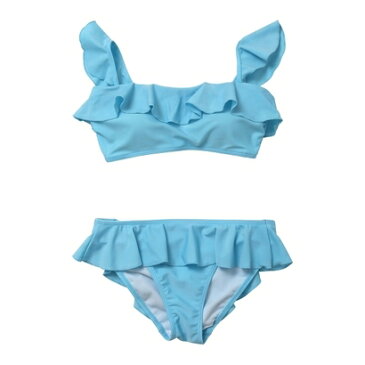 【アウトレット】ミルクフェド MILKFED. RUFFLEBIKINI/ネオンカラーフリルビキニ （BLUE）