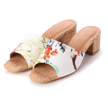 マフモフ Mafmof Realta(レアルタ) ローヒールのミュールサンダル (フラワー)