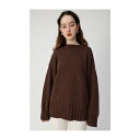 moussy WIDERIBニットトップス ダークブラウン