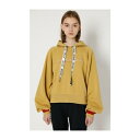 moussy SWLOGOSWEATフーディー ダークイエロー