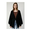 moussy TRIMENDKNITカーディガン ブラック