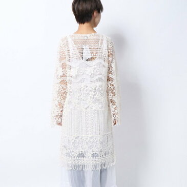 ゲス GUESS KITRA CROCHET DUSTER （WHISPER WHITE）