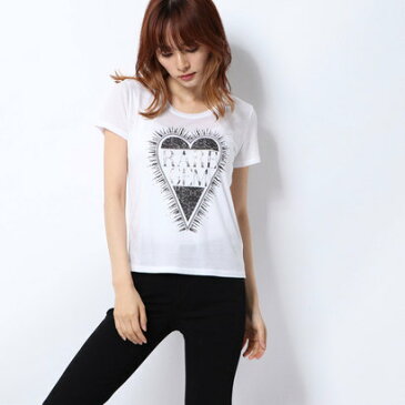 【アウトレット】ゲス GUESS SS RARE GEM BABY TEE （BRILLIANT WHITE）