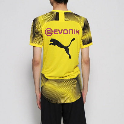 プーマ PUMA メンズ サッカー/フットサル 半袖シャツ BVB スタジアム グラフィック ジャージー 754538 (イエロー)通販 サッカー 用品 セール
