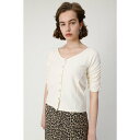 マウジー moussy DRAWSTRING SLEEVE TOP (アイボリー)