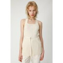 マウジー moussy BACK OPEN KNIT CAMI (アイボリー)