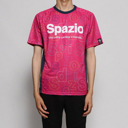 スパッツィオ SPAZIO メンズ サッカー/フットサル 半袖シャツ マルチカラーロゴプラクティスシャツ GE0600通販 サッカー 用品 セール