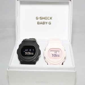 【G-SHOCK＆BABY-G】 Pair Model / DW-5750E-1BJF × BGD-570-4JF （ブラック×ピンク）