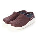 クロックス crocs レディース クロッグサンダル LiteRide Clog Burgundy/White 204592-616