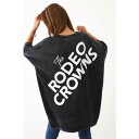 ロデオクラウンズワイドボール RODEO CROWNS WIDE BOWL 加工ニット ワンピース (ブラック)